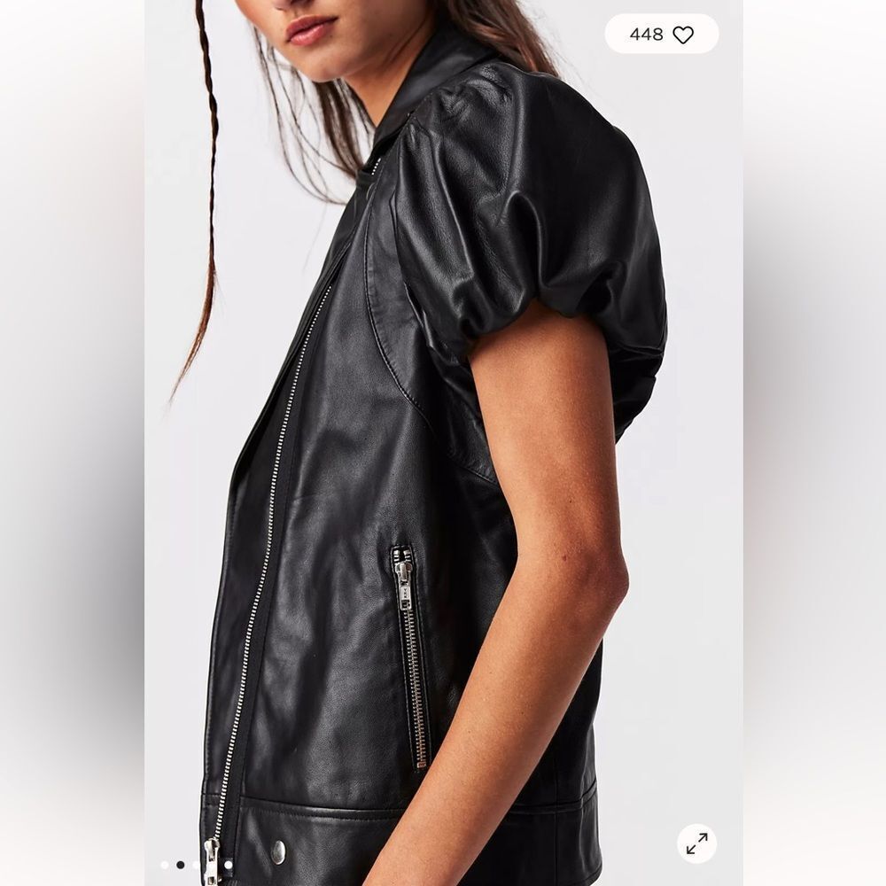 FREE PEOPLE Nigel Preston Boy Meets Girl Balloon Sleeve Jacket